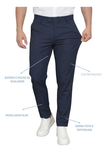 Calça Alfaiataria Masculina Slim