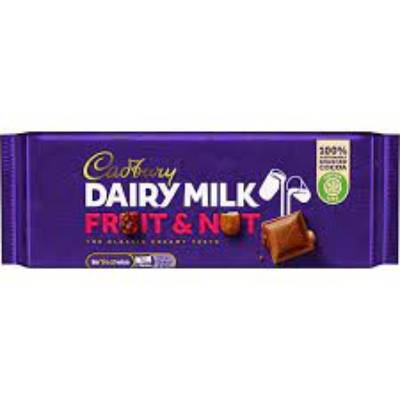 Cadbury Dairy Milk Fruit & Nut 180g