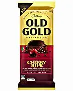 Cadbury Old Gold Dark Chocolate Cherry Ripe 180g