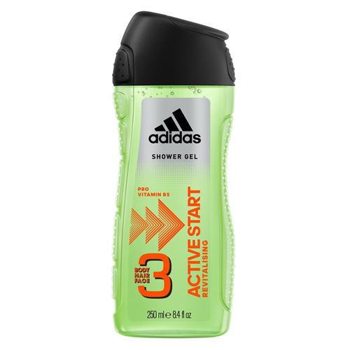 Adidas Active Start 3 in 1 Shower Gel -250ml