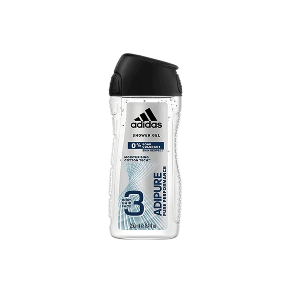 Adidas Adipure Pure Performance 3in1 Shower Gel-250ml