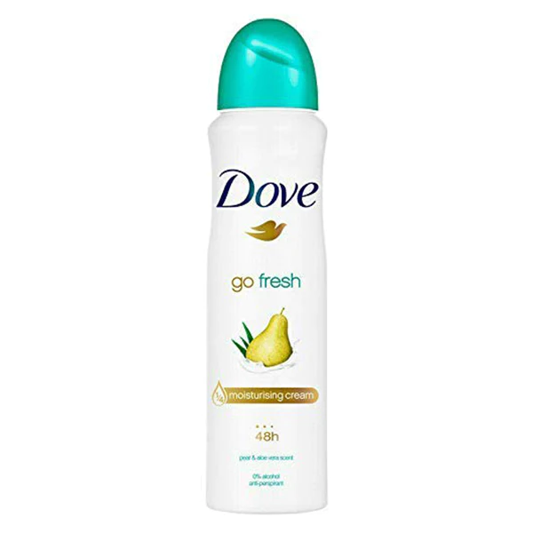 Dove Go Fresh Pear Antiperspirant Spray- 250ml