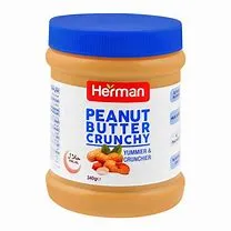 Herman Peanut Butter Crunchy 340g