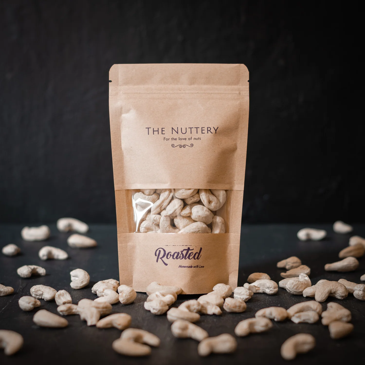 Dry Roasted Cashews (Whole) 100g